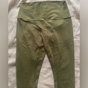 Lululemon Athletica Alight 28 inch Green Leggings